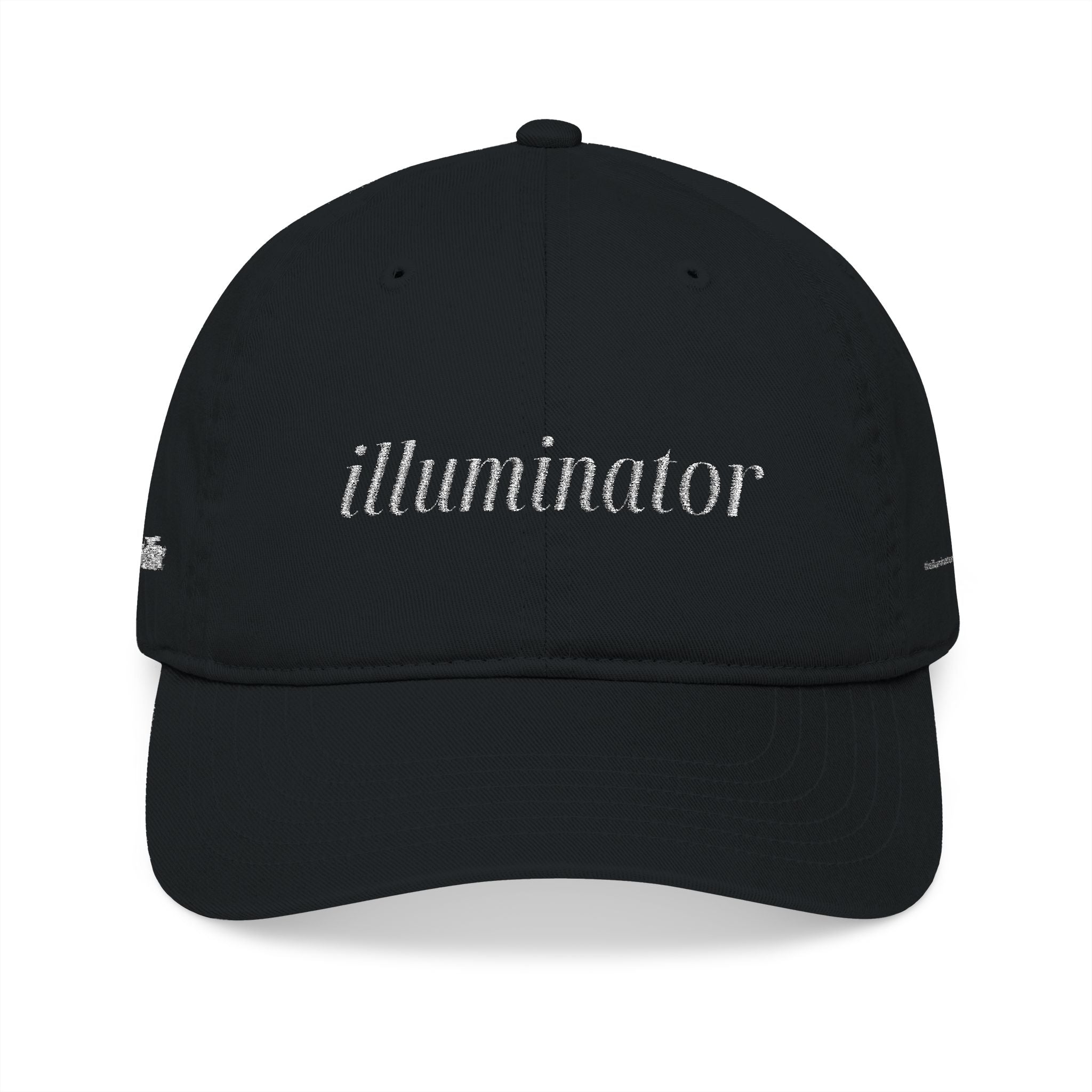 Illuminator Organic Embroidered Baseball Cap | Let Your Light Shine | Gift for Outdoor Lovers, Sun Protection Hat, Inspirational Headwear