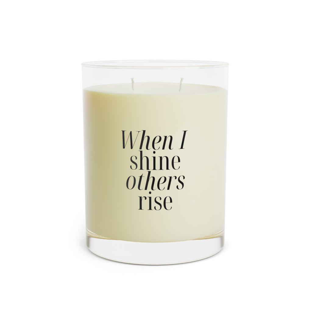 When I Shine Others Rise Scented Candle - Home Decor, Relaxation, Gift for Her, Spa Essentials, Self-Care