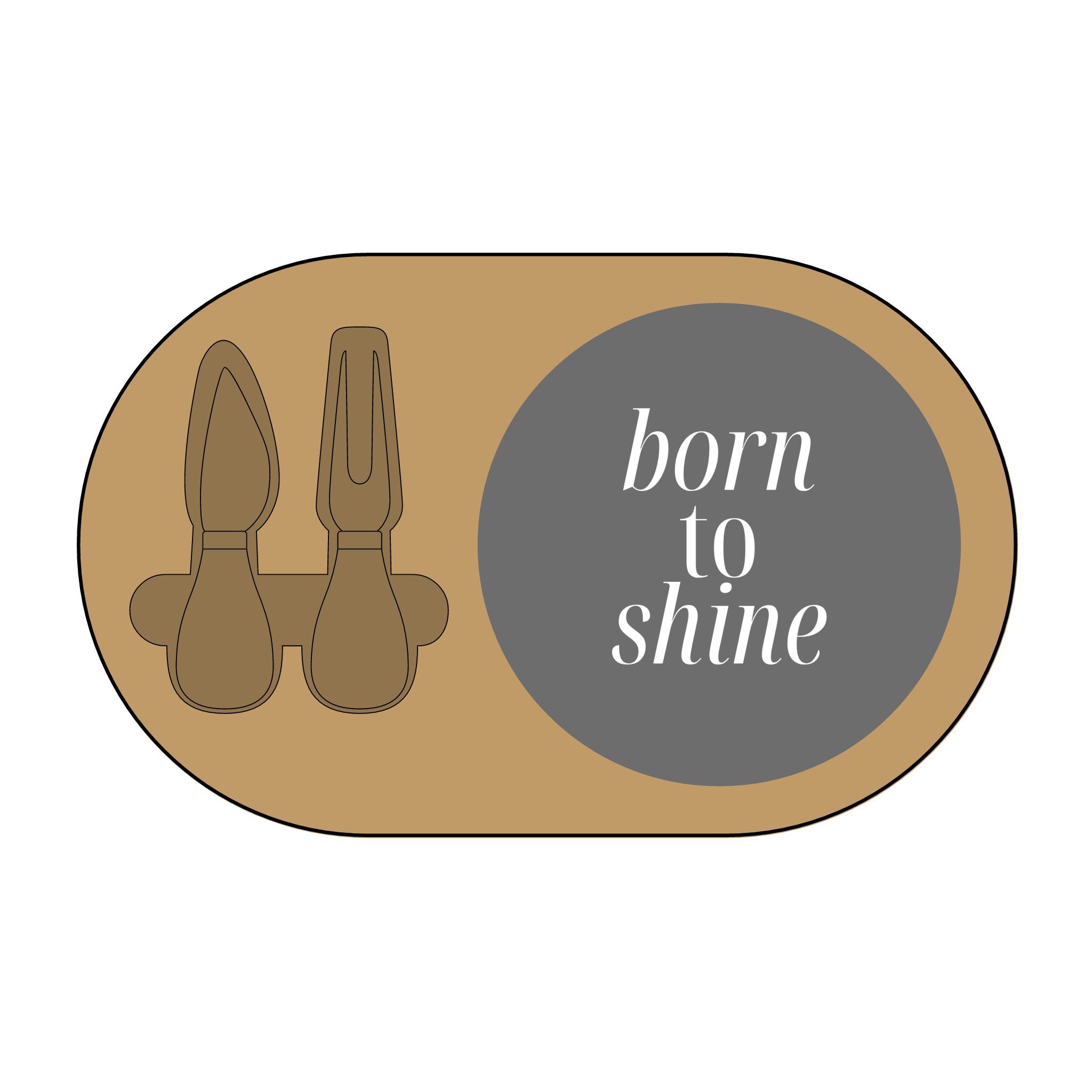 Born To Shine Engraved Charcuterie Board | Perfect Gift for Entertainers, Home Decor, Kitchen Accessories, Wedding Present, Personalized Gifts | [...]