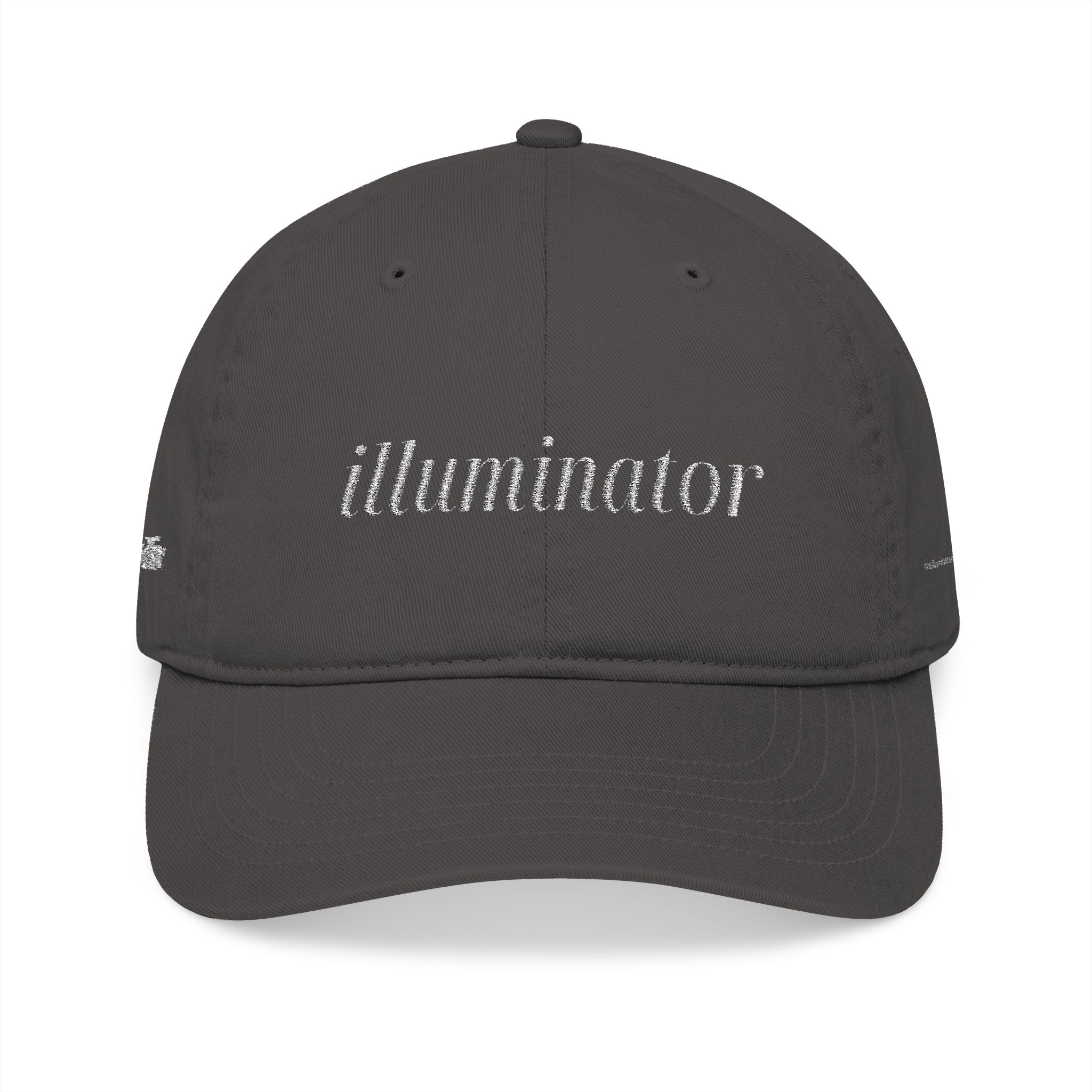 Illuminator Organic Embroidered Baseball Cap | Let Your Light Shine | Gift for Outdoor Lovers, Sun Protection Hat, Inspirational Headwear